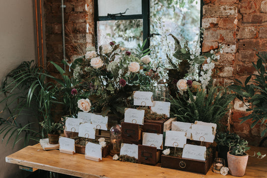 Bored of Boards? 5 Beautiful alternatives for your Wedding Table Plan.
