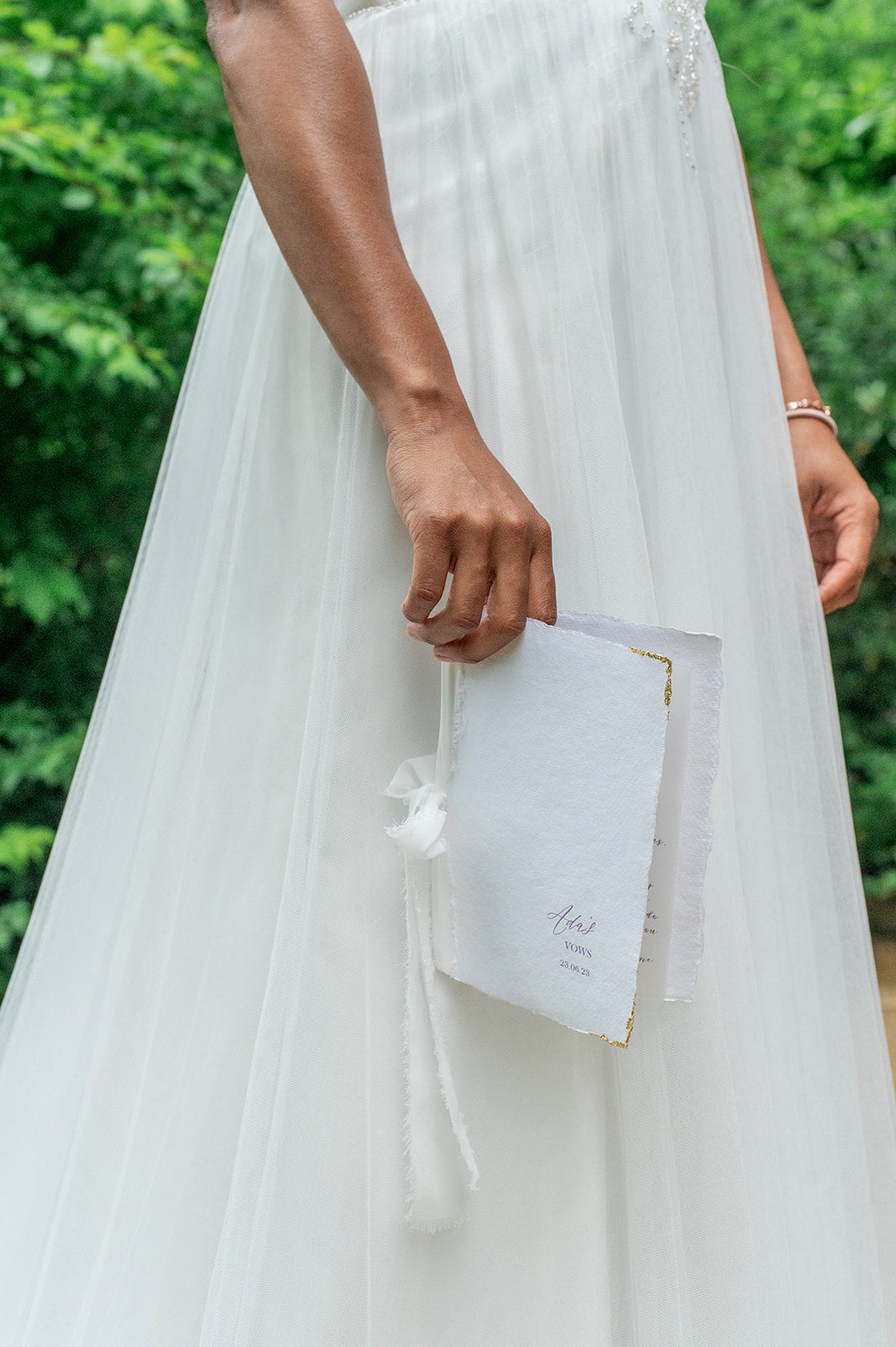 Handmade Paper Vow Books