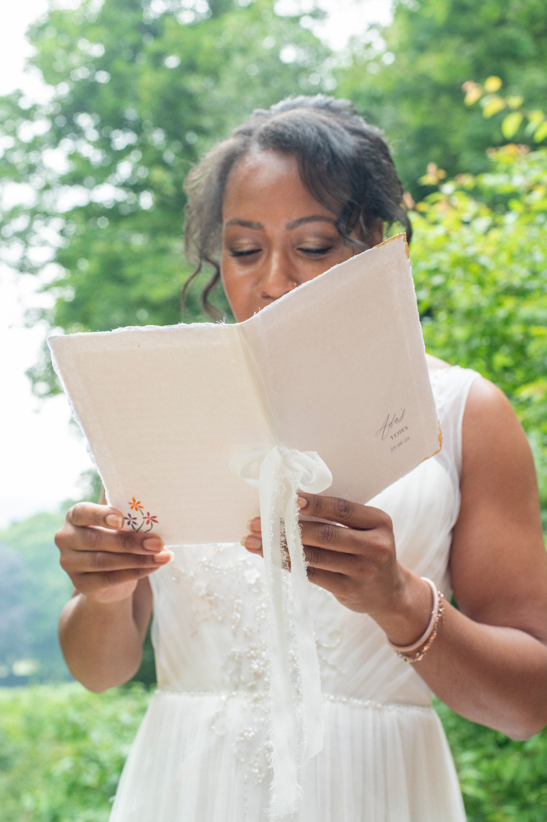Handmade Paper Vow Books