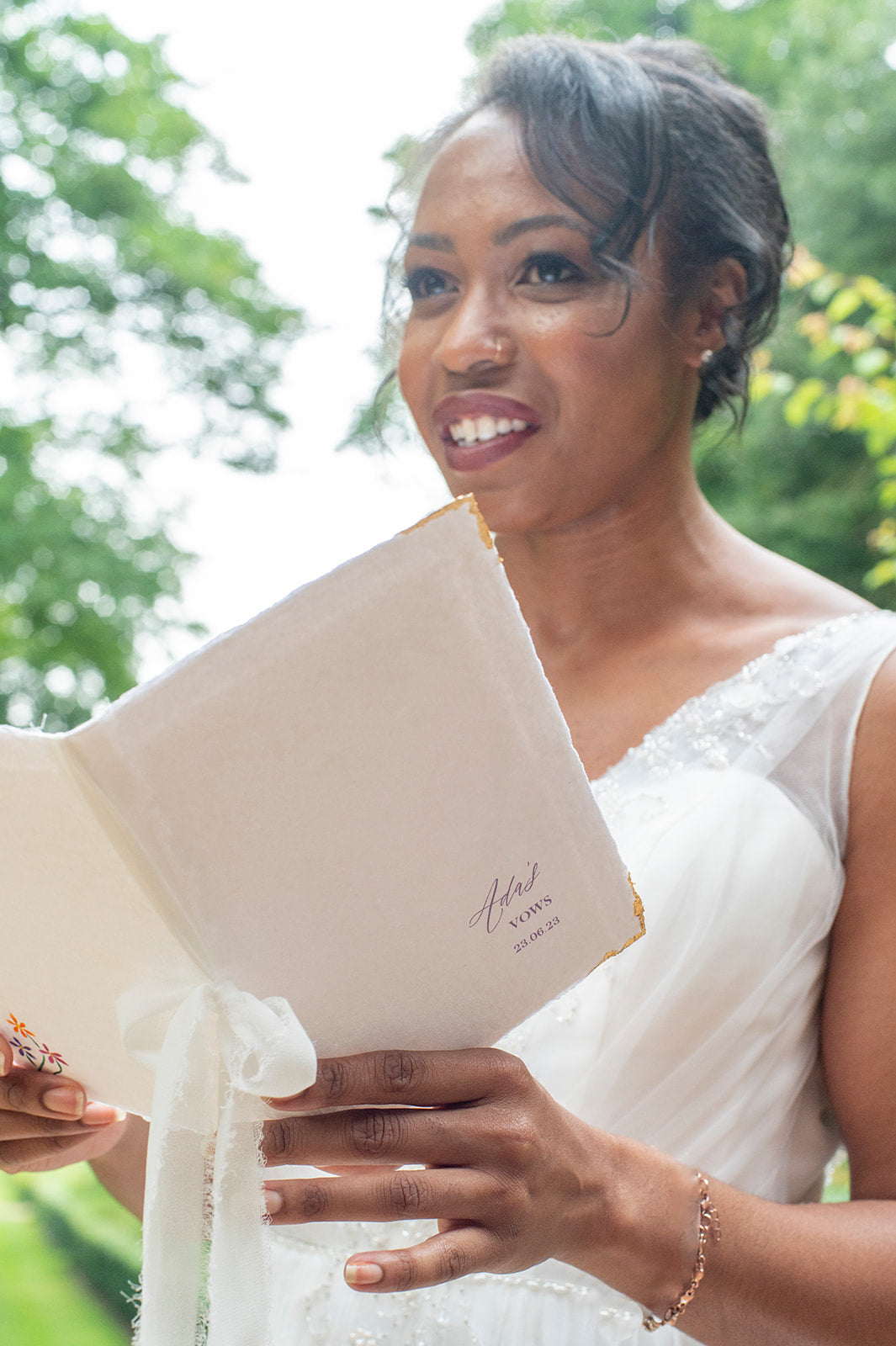 Handmade Paper Vow Books