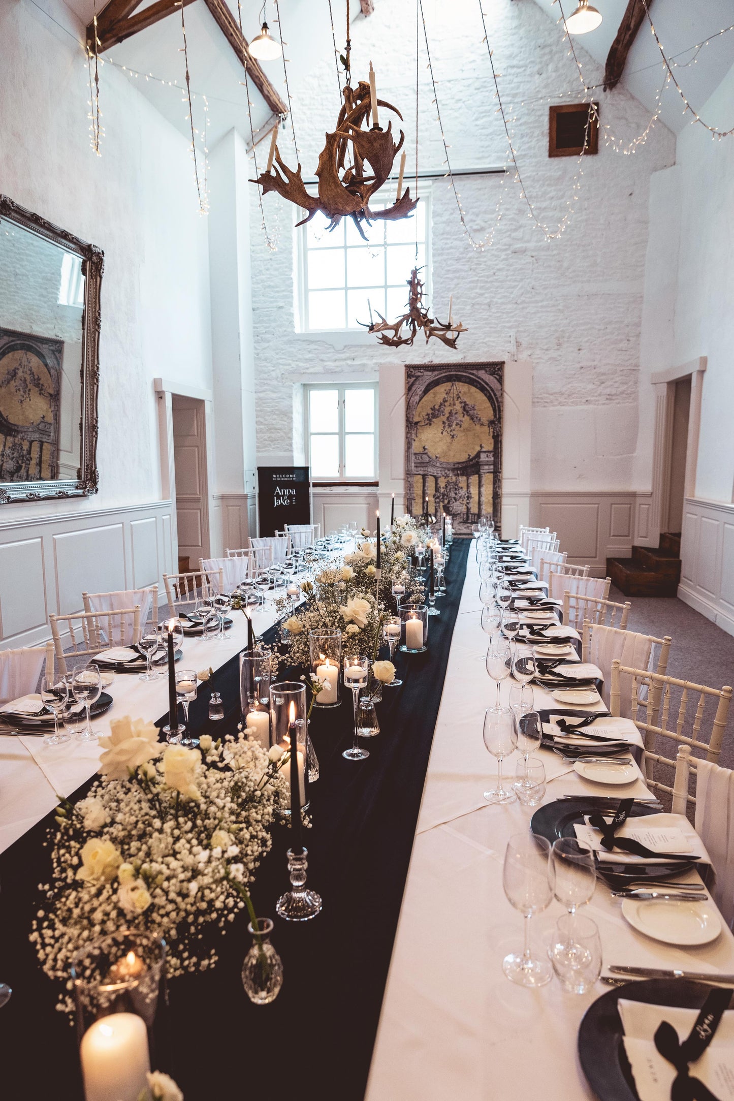 Black Velvet Bow Place Settings