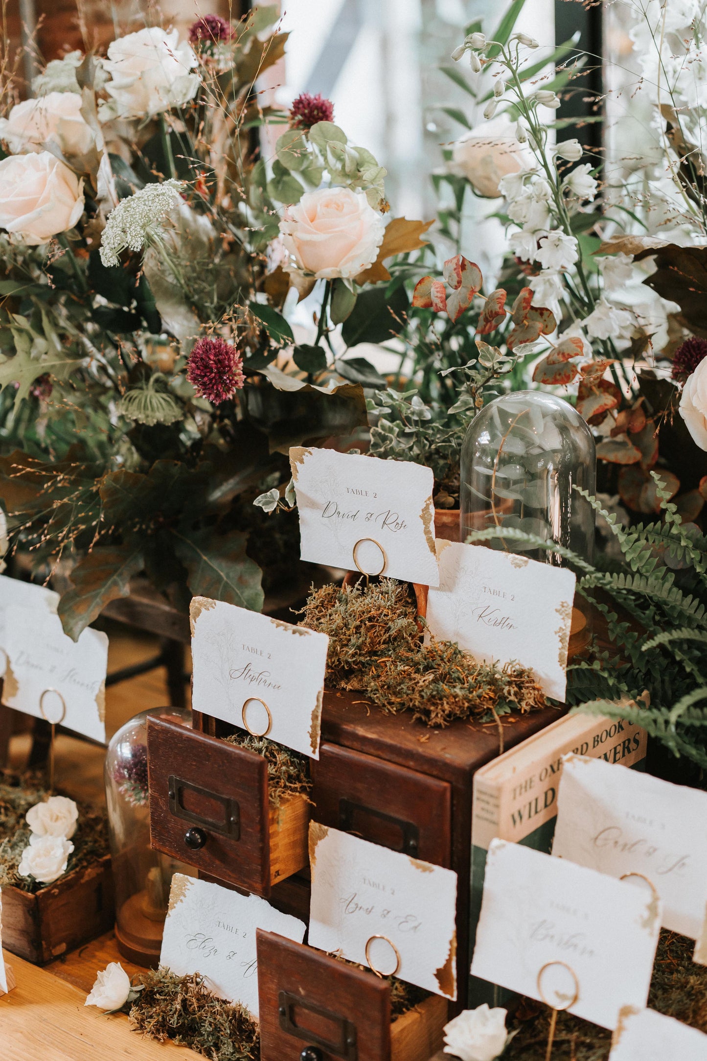 Vintage Botanical Seating Plan