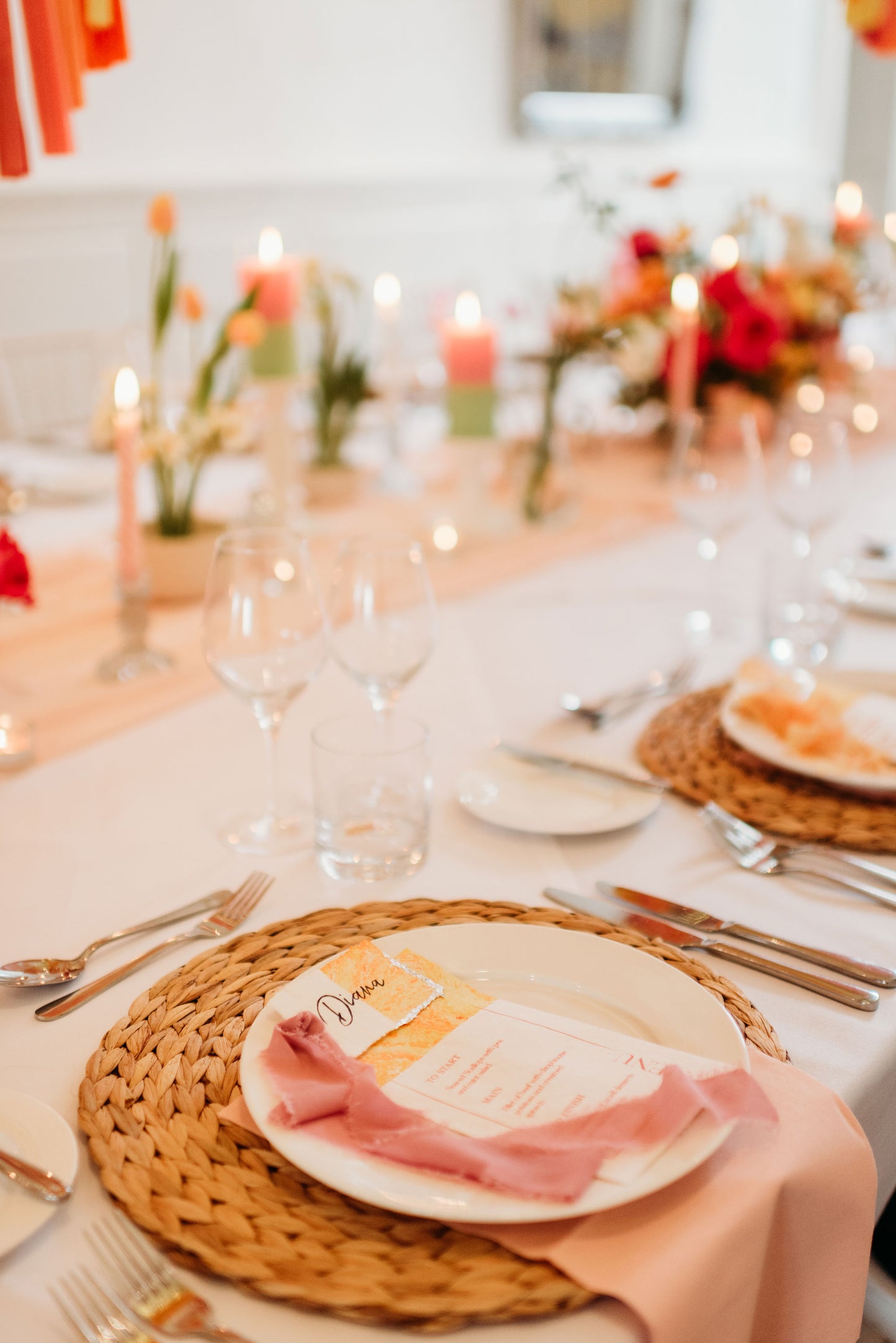 Hand crafted Seating Plan and other signage