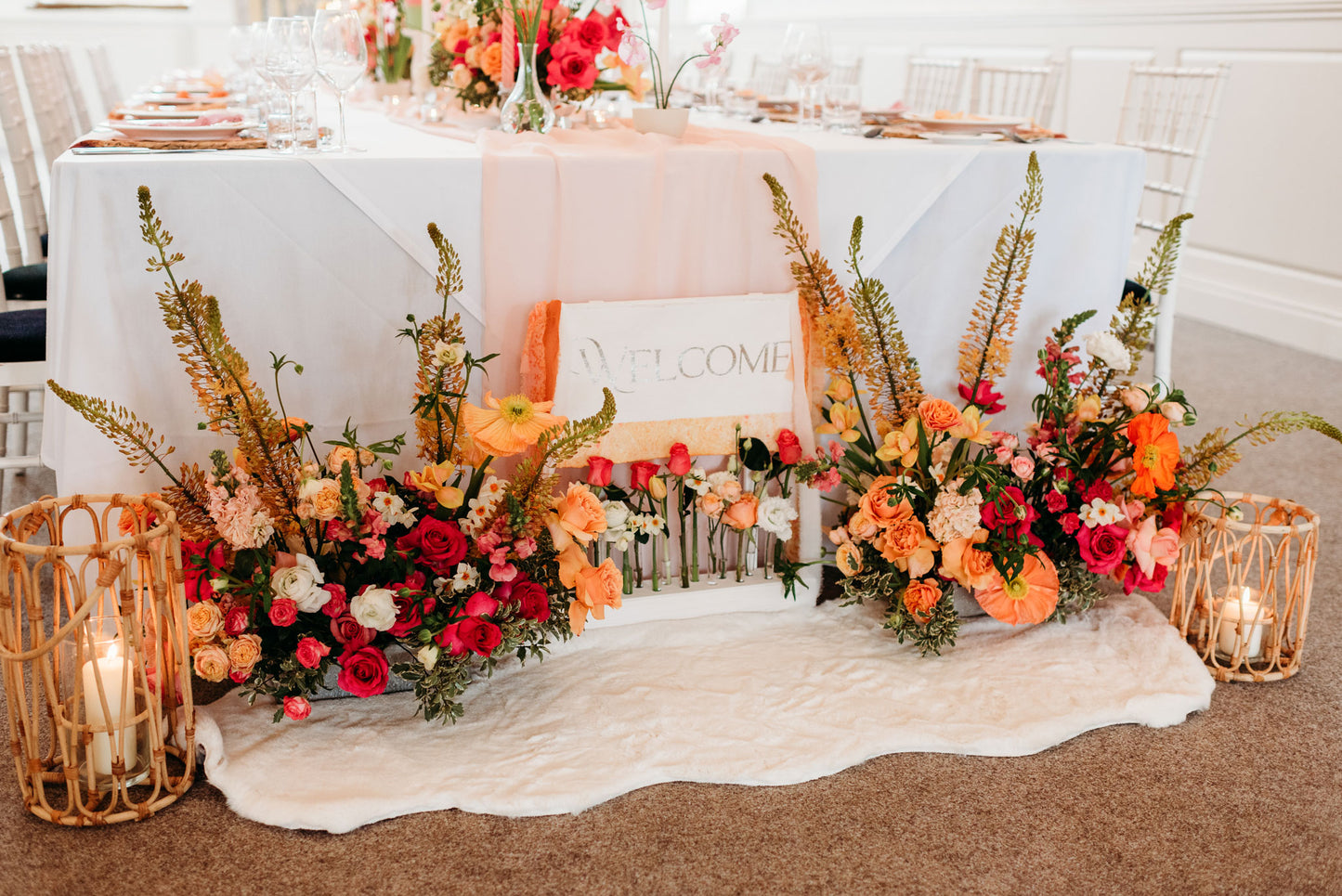 Hand crafted Seating Plan and other signage