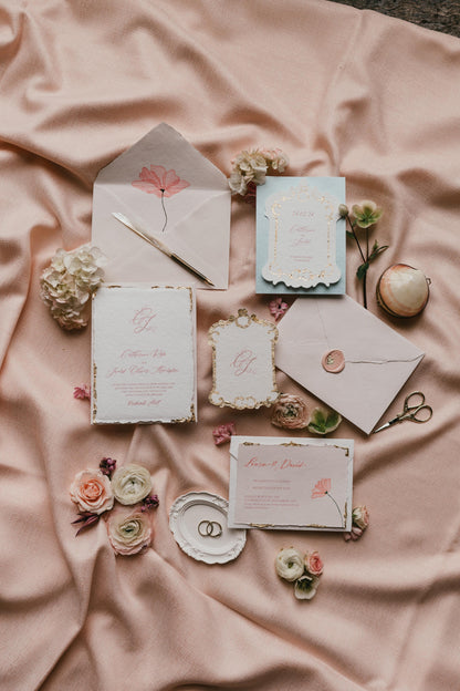 Romantic Stationery - Hand crafted love letters to your guests