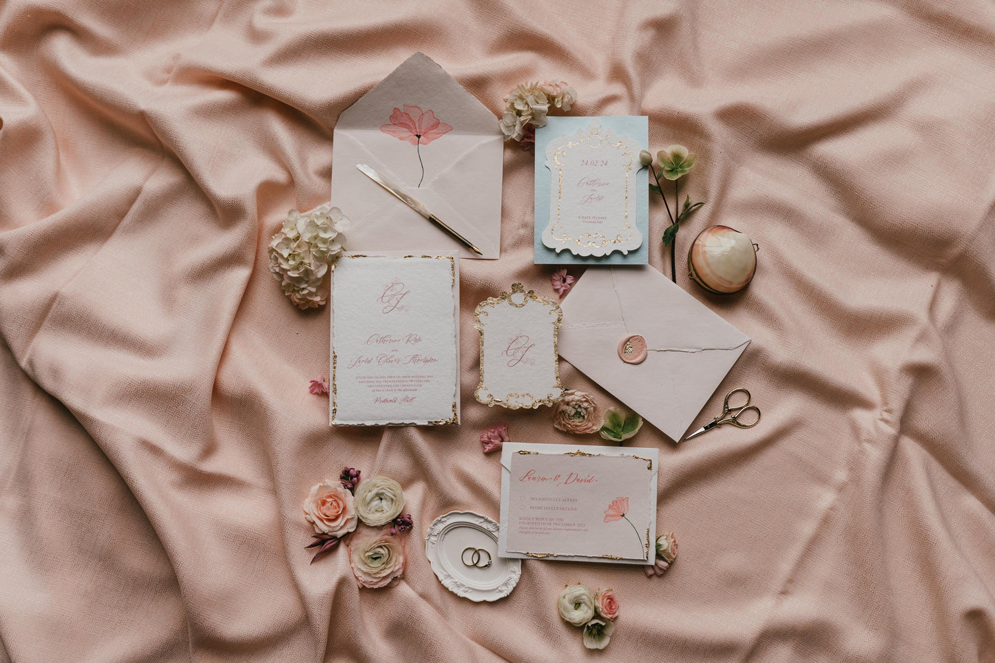 Romantic Stationery - Hand crafted love letters to your guests