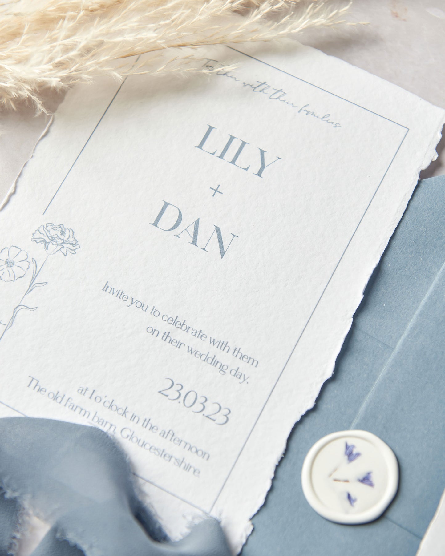 Floriography Wedding Stationery