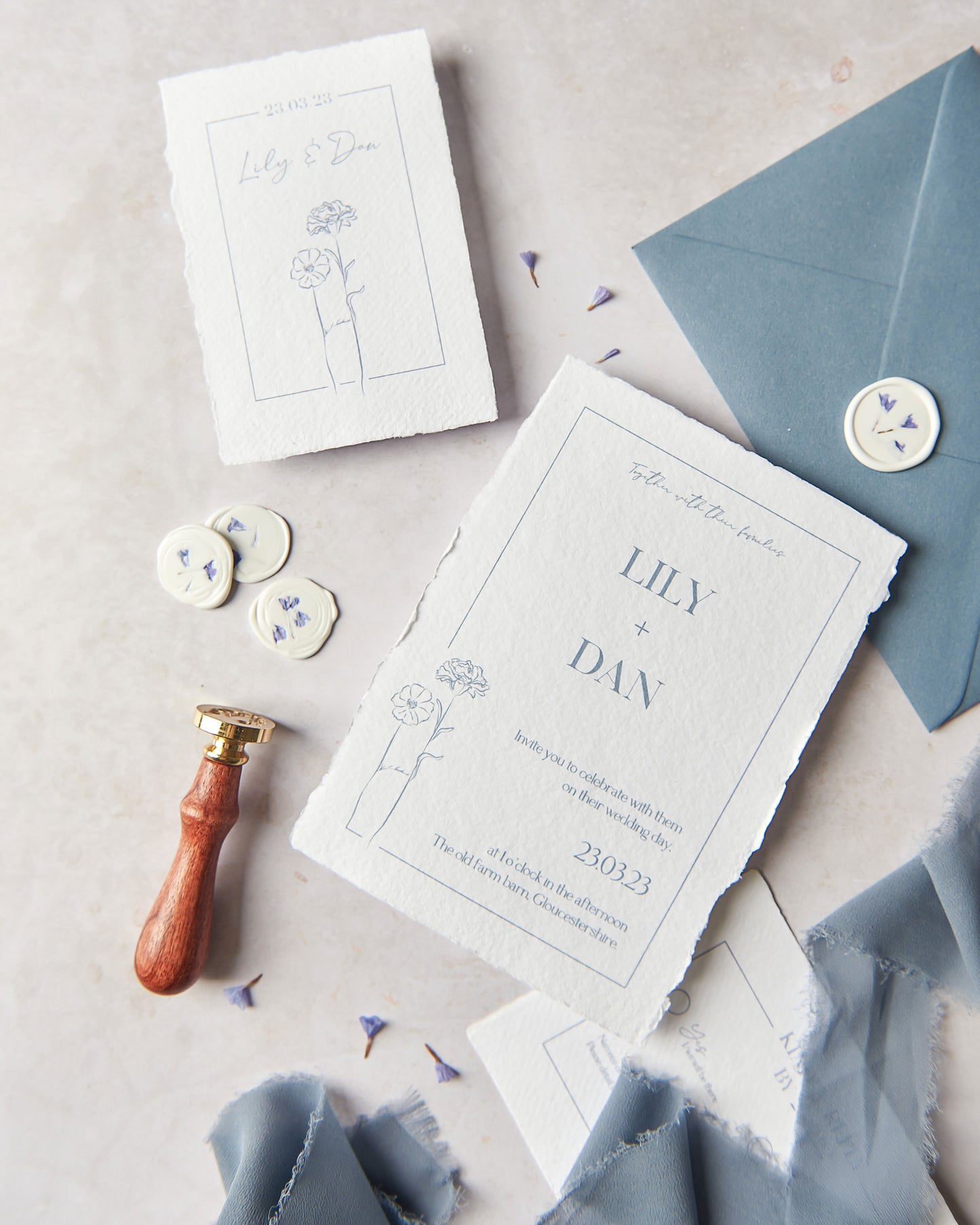 Floriography Wedding Stationery