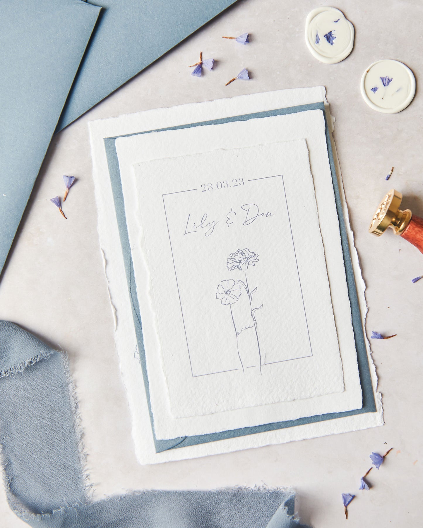 Floriography Wedding Stationery