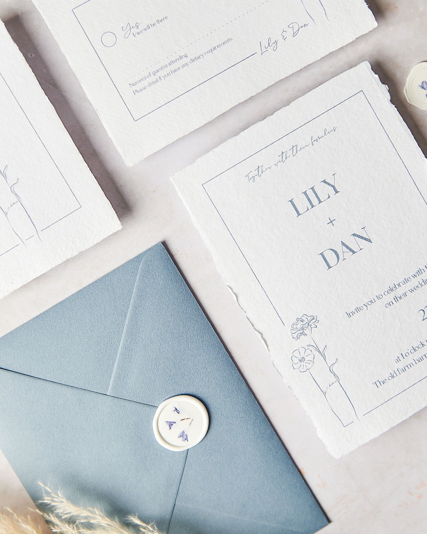 Floriography Wedding Stationery